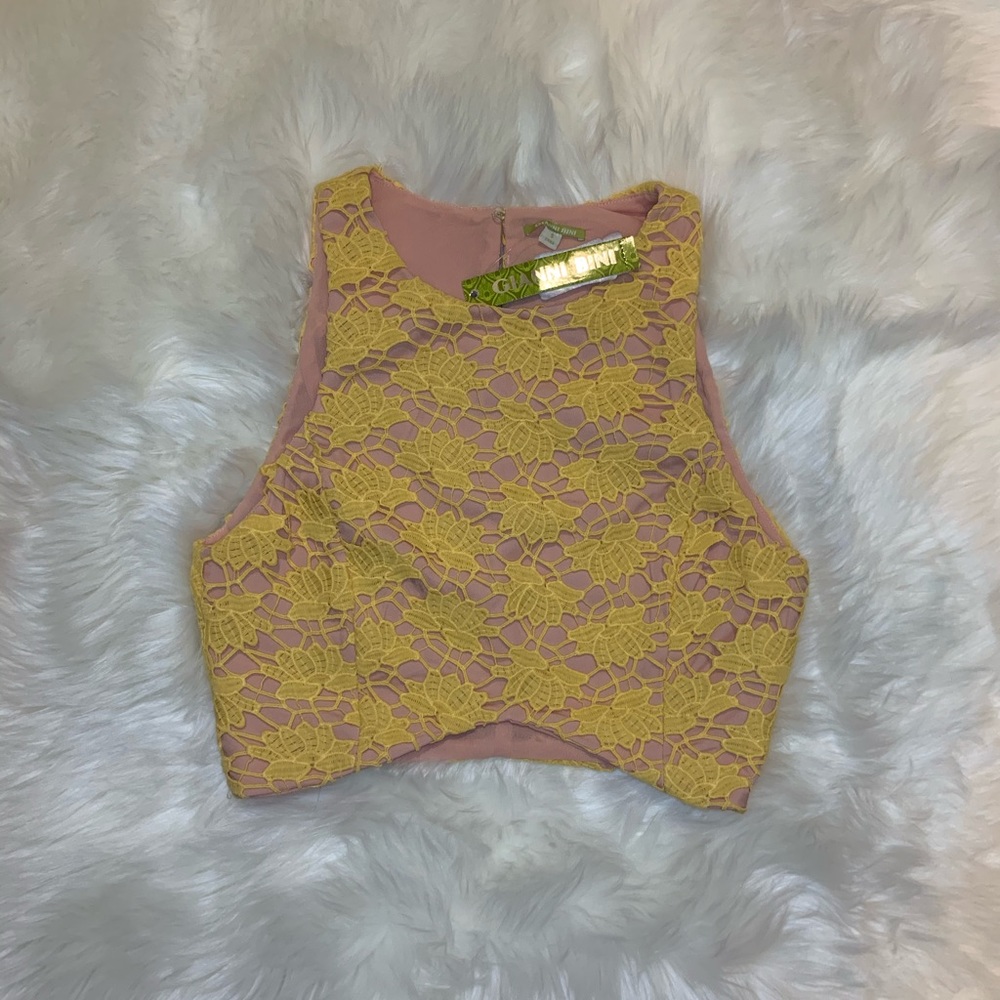 💎🆕GIANNI BINI CROPPED TOP